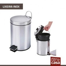 Lixeira de Inox com Pedal 12 Litros